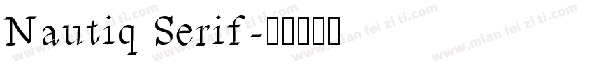 Nautiq Serif字体转换